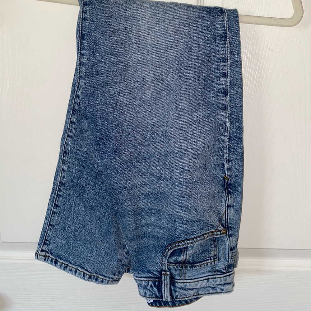Zara Blue Denim Mom Jeans